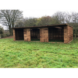 Triple Shelter Block 36ft x 12ft