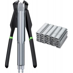 Hog Ring Pliers auto feed + 2500 Galvanised Rings