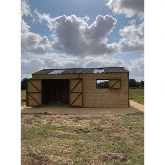  Double Storage Barn 24ft x 12ft